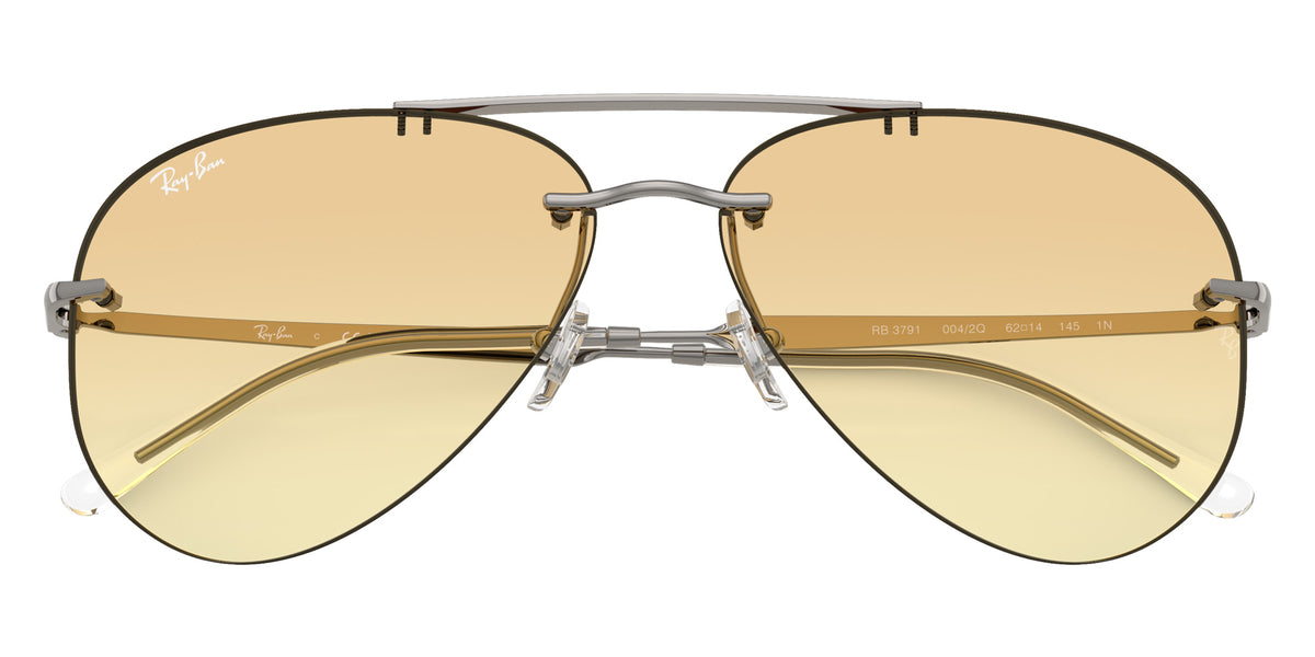 Ray-Ban RB3791 004/2Q 59 - Gunmetal / Yellow Gradient #id:rb37910042q_s:120135