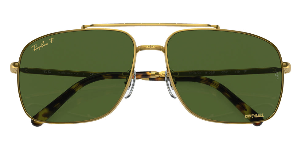 Ray-Ban RB3796 9196P1 59 - Gold / Dark Green Polarized+ #id:rb37969196p1_s:100125