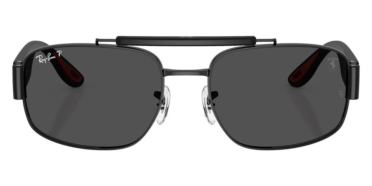 Ray-Ban RB3797M Scuderia Ferrari Collection F002K8 58 - Matte Black / Dark Gray Contrast Polarized+ #id:rb3797mf002k8_s:100100