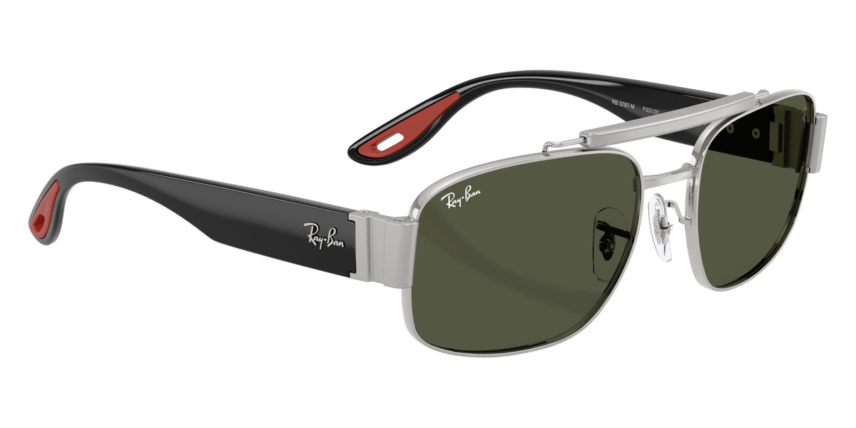 Ray-Ban RB3797M Scuderia Ferrari Collection F03131 58 - Silver / Green #id:rb3797mf03131_s:102120