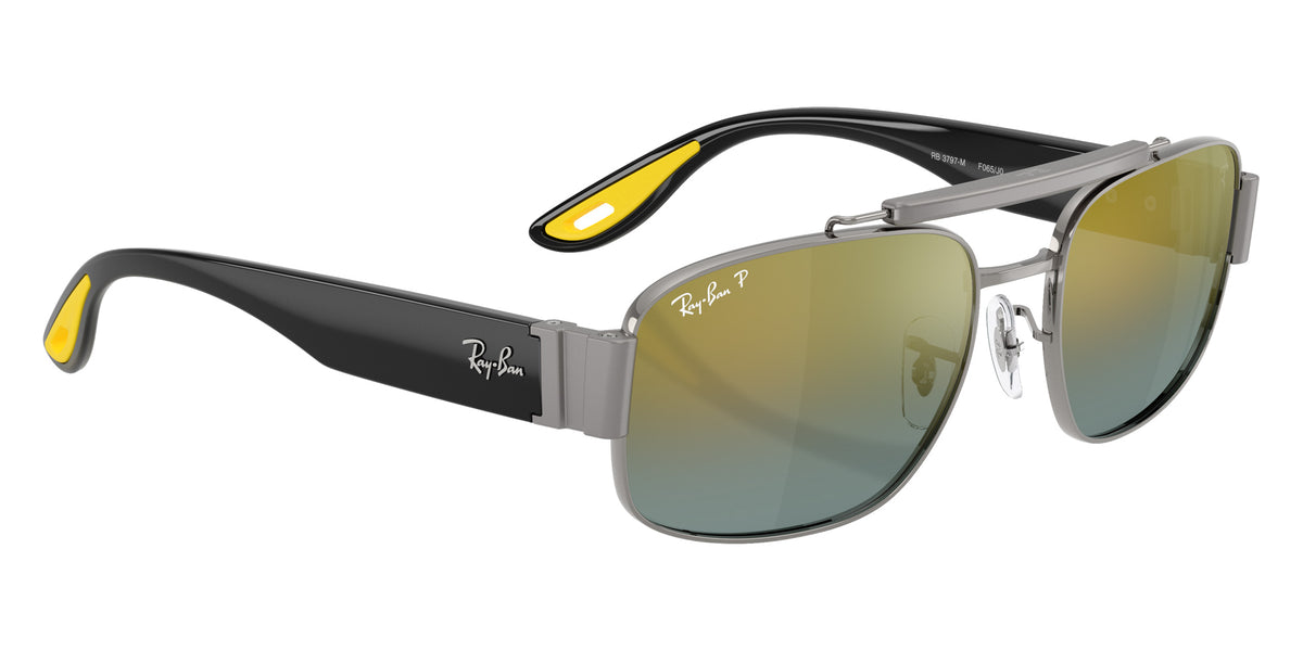 Ray-Ban RB3797M Scuderia Ferrari Collection F065J0 58 - Gunmetal / Gradient Gold Polarized+ Mirrored #id:rb3797mf065j0_s:104120
