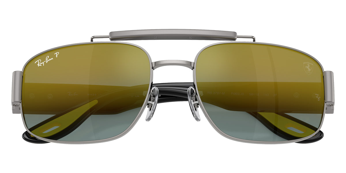 Ray-Ban RB3797M Scuderia Ferrari Collection F065J0 58 - Gunmetal / Gradient Gold Polarized+ Mirrored #id:rb3797mf065j0_s:104125