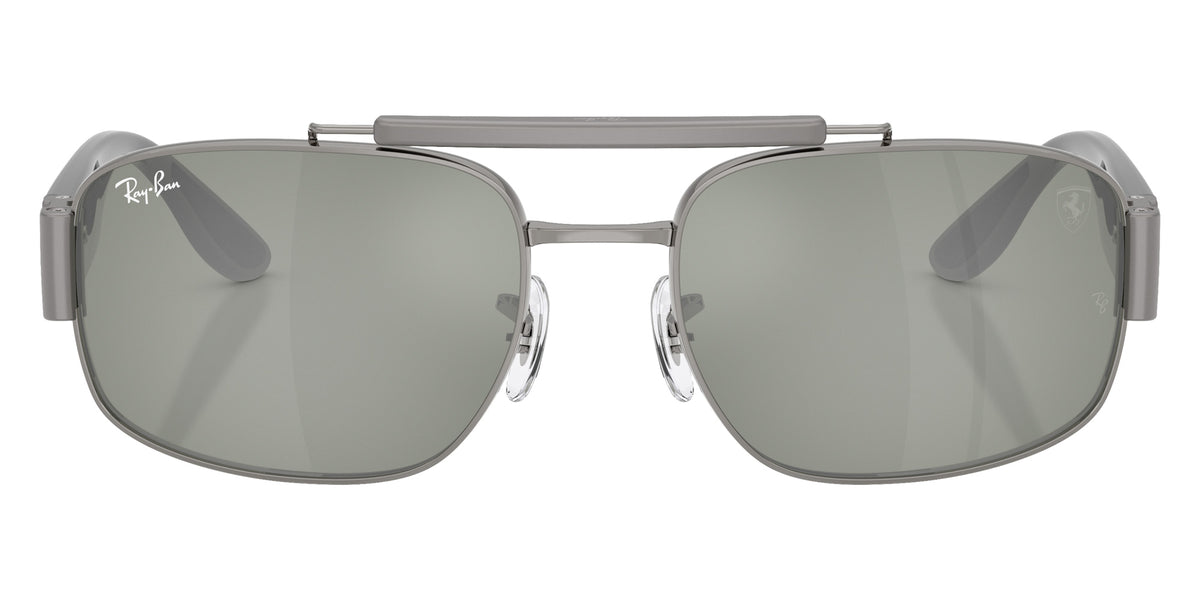 Ray-Ban RB3797M Scuderia Ferrari Collection F14240 58 - Gunmetal / Green Mirrored Silver #id:rb3797mf14240_s:106100