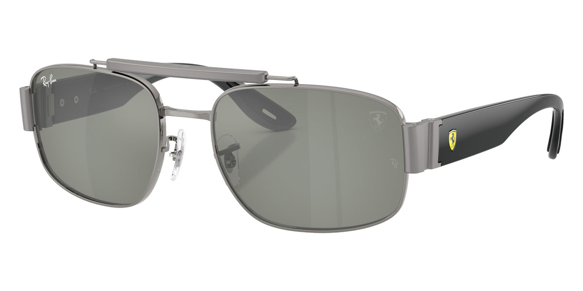 Ray-Ban RB3797M Scuderia Ferrari Collection F14240 58 - Gunmetal / Green Mirrored Silver #id:rb3797mf14240_s:106105