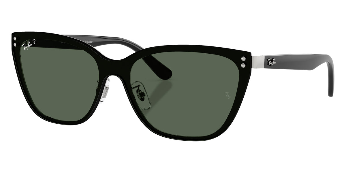 Ray-Ban RB3798D 003/9A 145 - Silver / Polarized Green #id:rb3798d0039a_s:102105