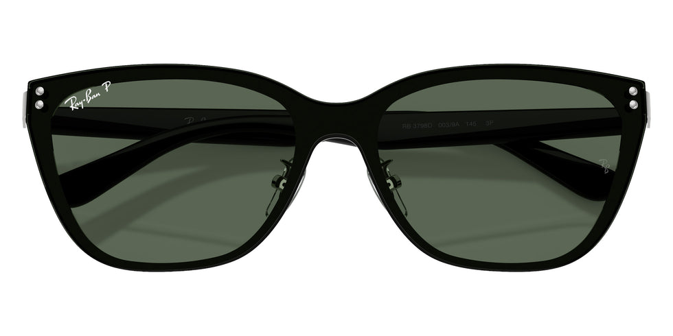Ray-Ban RB3798D 003/9A 145 - Silver / Polarized Green #id:rb3798d0039a_s:102125