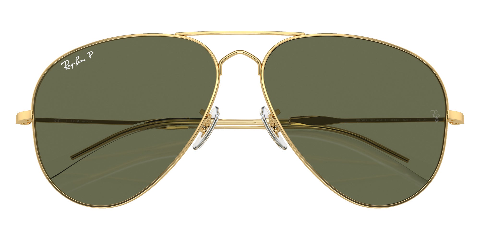 Ray-Ban RB3825 Old Aviator 001/58 58 - Arista Gold / Green Polarized #id:rb382500158_s:100125
