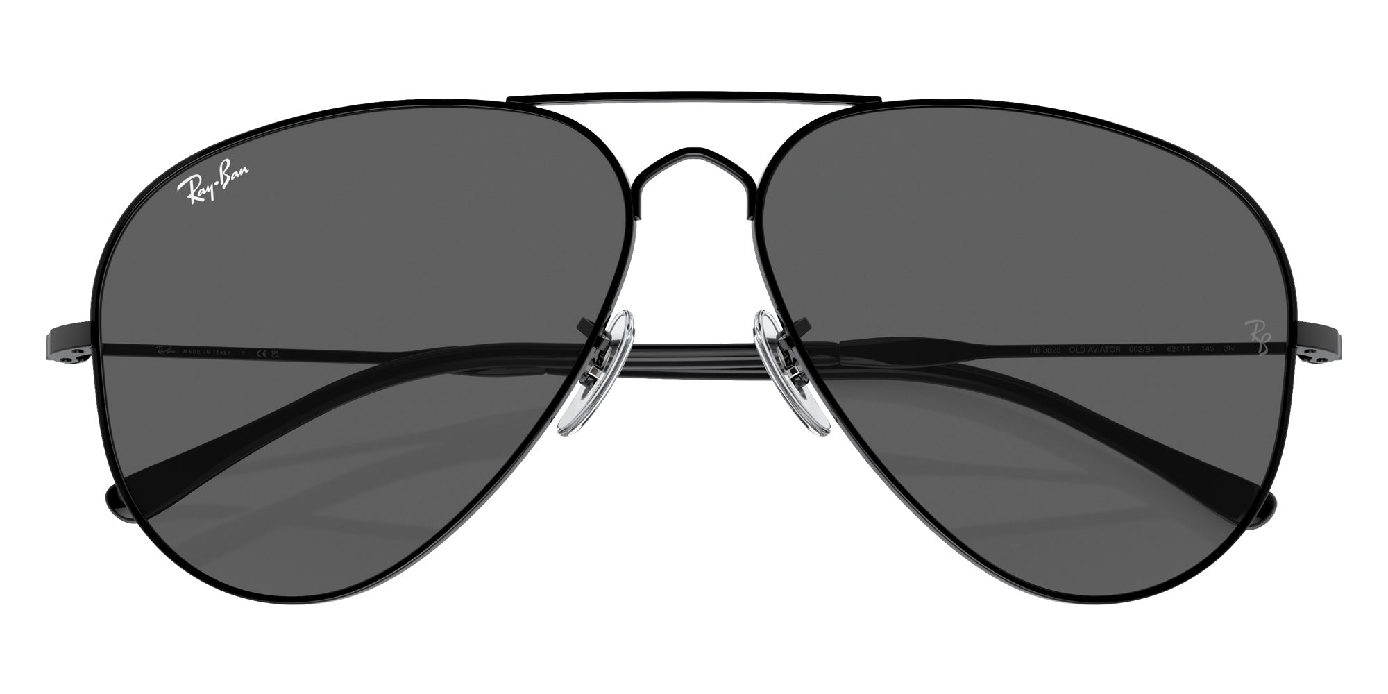 Ray-Ban RB3825 Old Aviator 002/B1 58 - Black / Dark Gray #id:rb3825002b1_s:102125