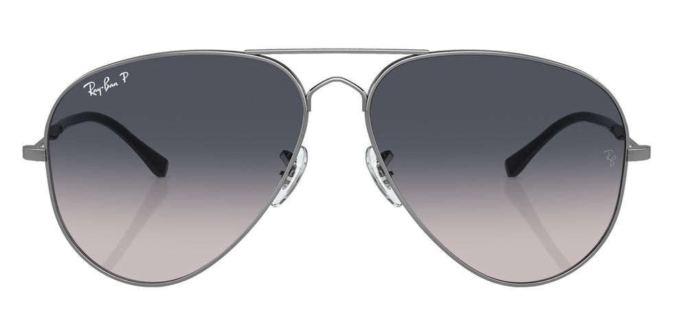 Ray-Ban RB3825 Old Aviator 004/78 58 - Gunmetal / Blue Polarized #id:rb382500478_s:104100