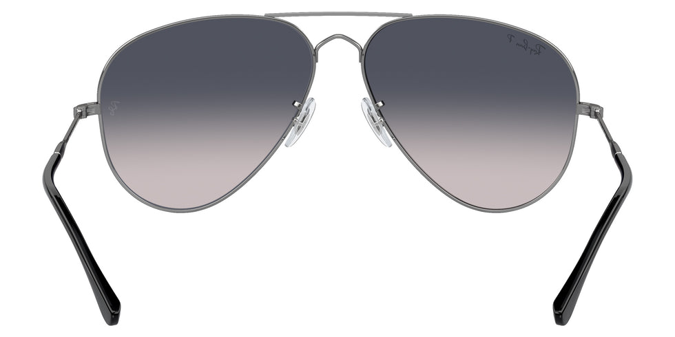 Ray-Ban RB3825 Old Aviator 004/78 58 - Gunmetal / Blue Polarized #id:rb382500478_s:104115