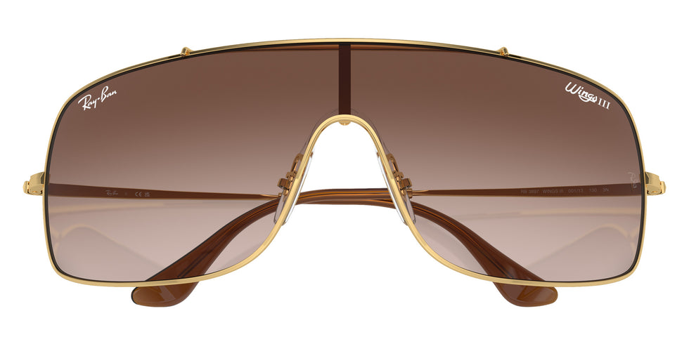 Ray-Ban RB3897 Wings III 001/13 136 - Arista Gold / Brown #id:rb389700113_s:100125