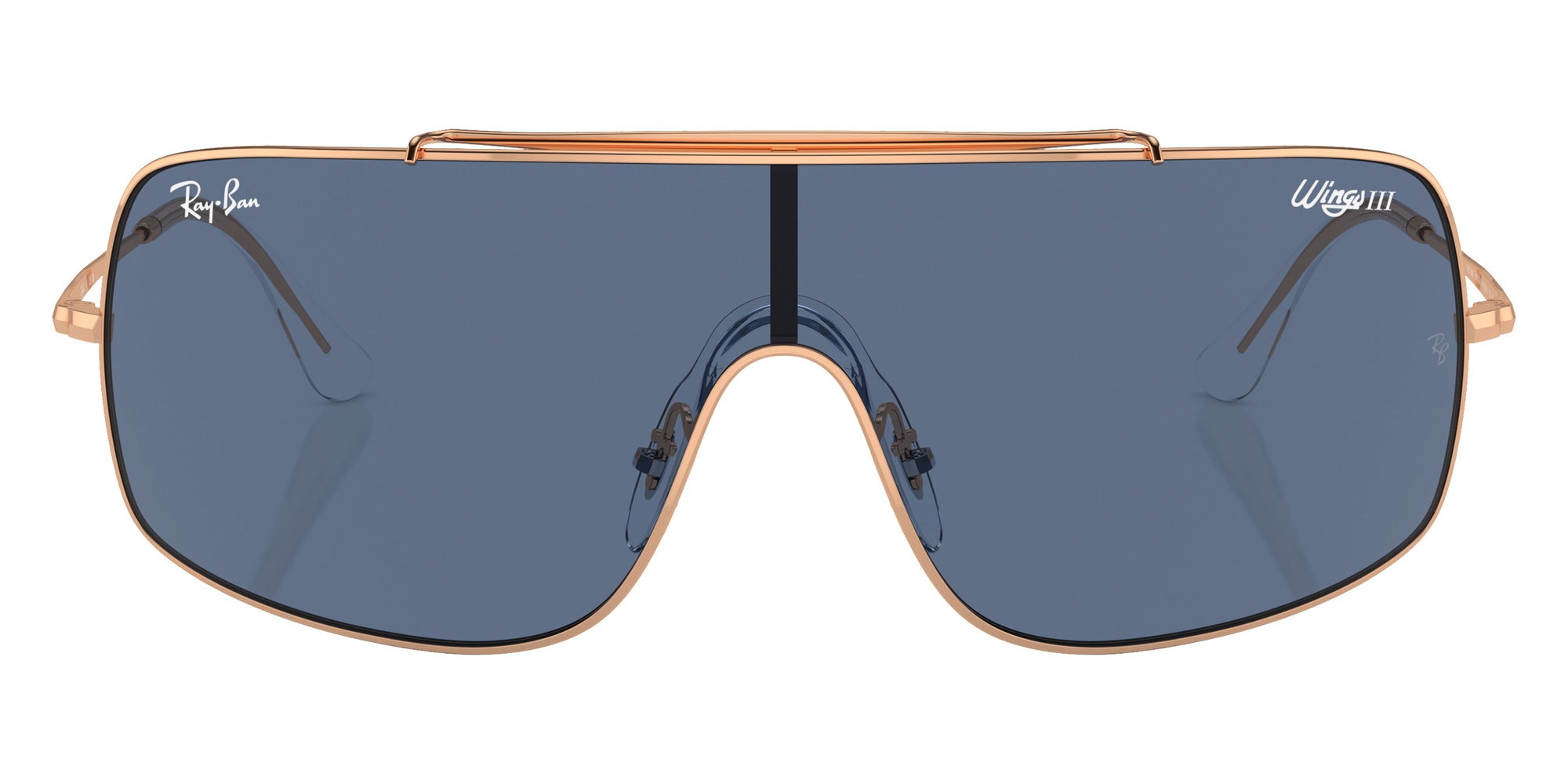 Ray-Ban RB3897 Wings III 920280 136 - Rose Gold / Dark Blue #id:rb3897920280_s:102100