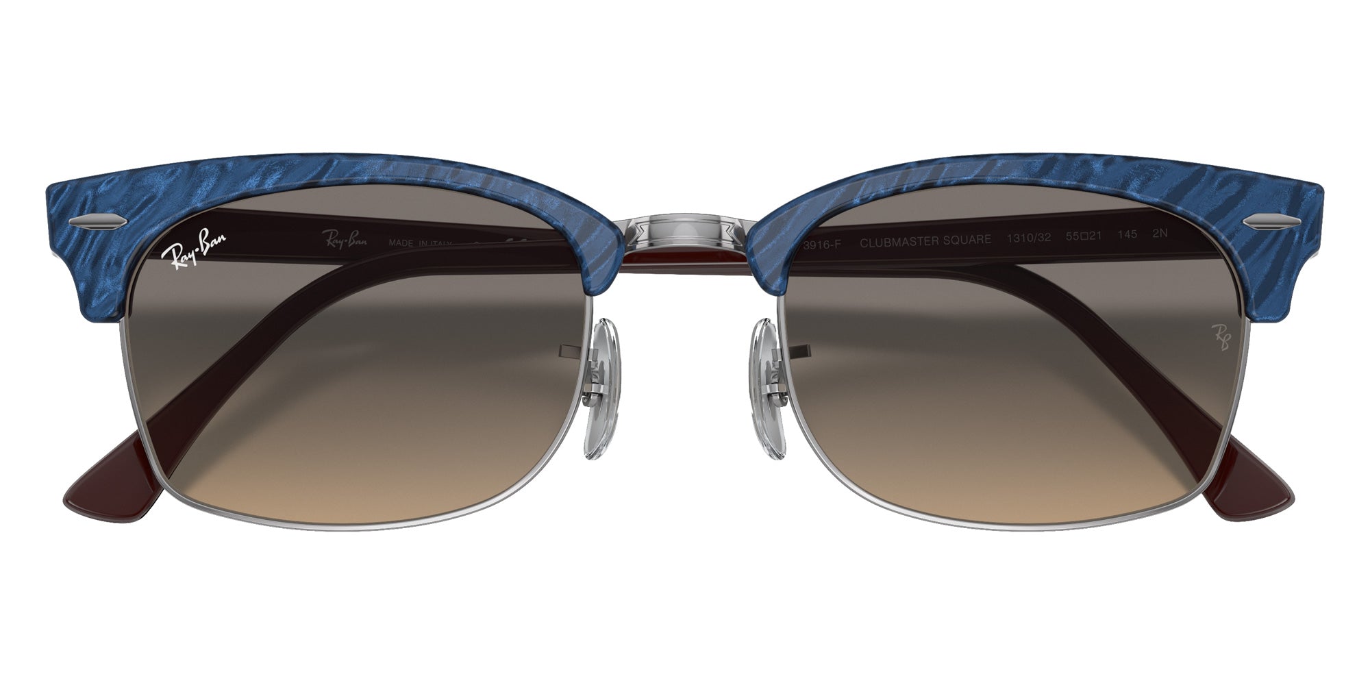 Ray-Ban RB3916F Clubmaster Square 131032 55 - Blue / Light Gray Gradient #id:rb3916f131032_s:100125