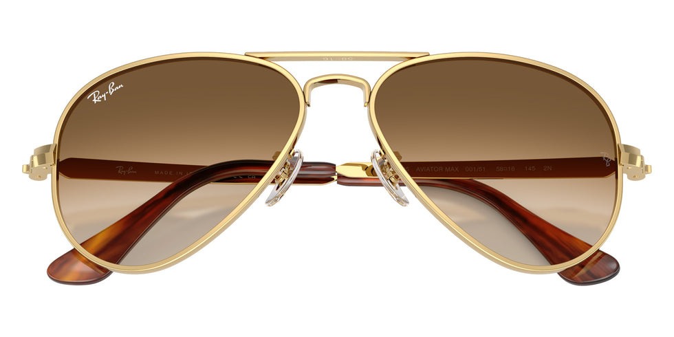 Ray-Ban RB3925 Aviator Max 001/51 58 - Arista Gold / Clear Gradient Brown #id:rb392500151_s:102125