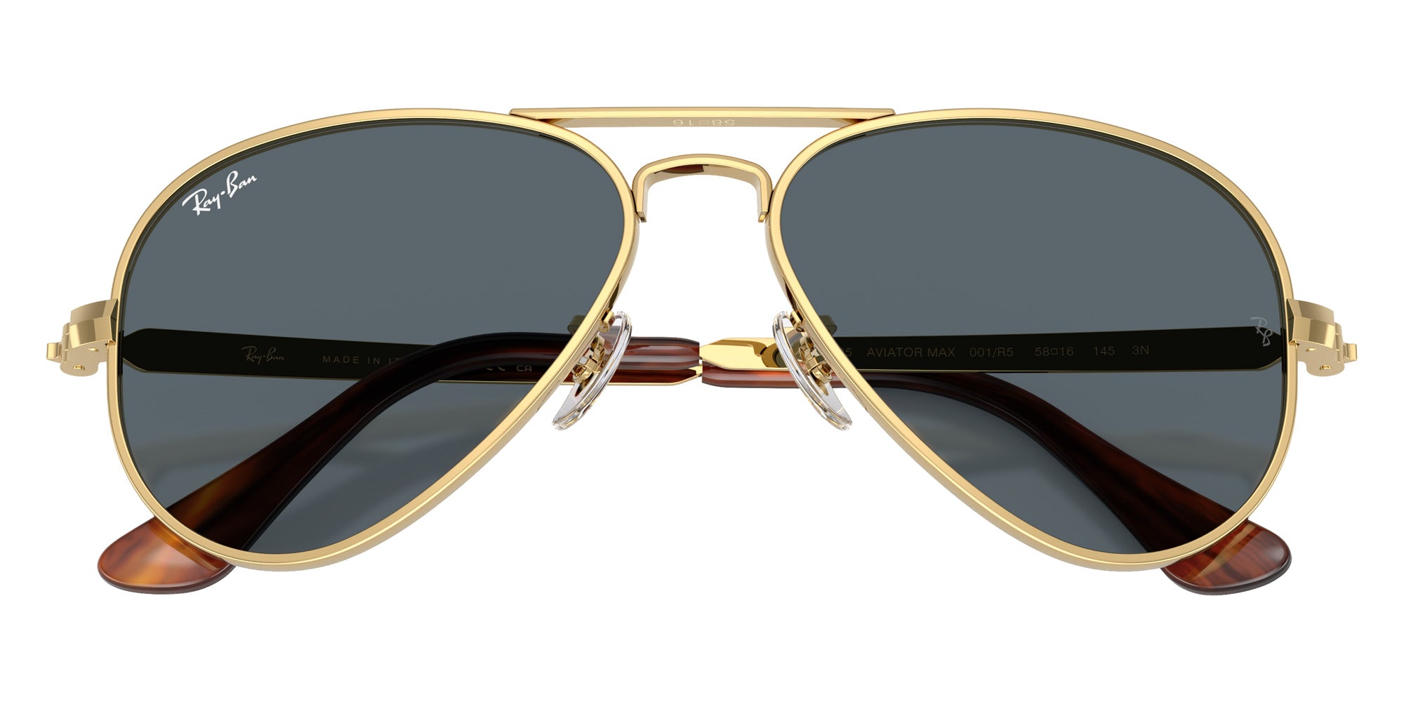 Ray-Ban RB3925 Aviator Max 001/R5 58 - Arista Gold / Blue #id:rb3925001r5_s:110125