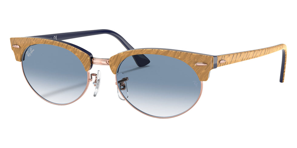 Ray-Ban RB3946 Clubmaster Oval 13063F 52 - Beige / Light Blue Gradient #id:rb394613063f_s:100105