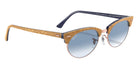 Ray-Ban RB3946 Clubmaster Oval 13063F 52 - Beige / Light Blue Gradient #id:rb394613063f_s:100120