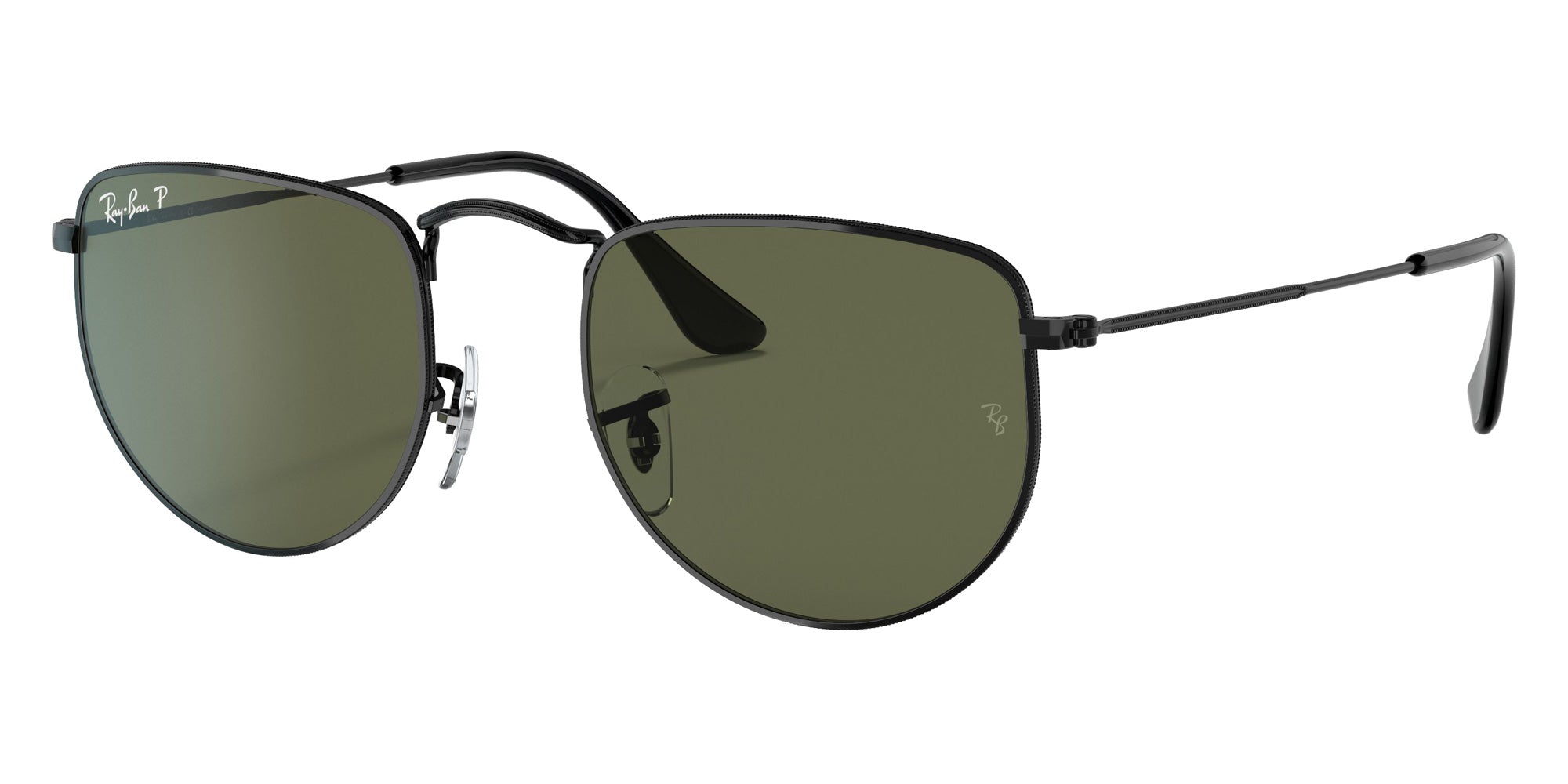 Ray-Ban RB3958 Elon 002/58 47 - Black / Green Polarized #id:rb395800258_s:100105