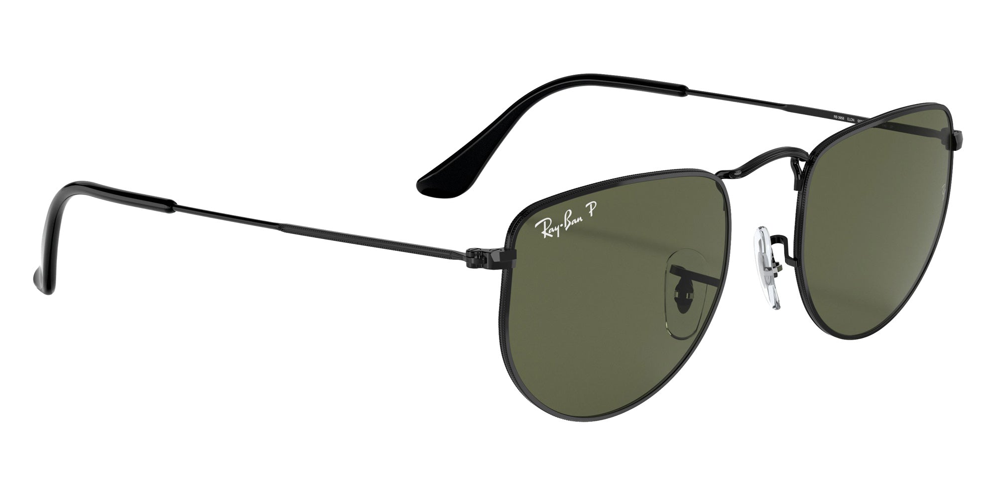 Ray-Ban RB3958 Elon 002/58 47 - Black / Green Polarized #id:rb395800258_s:100120