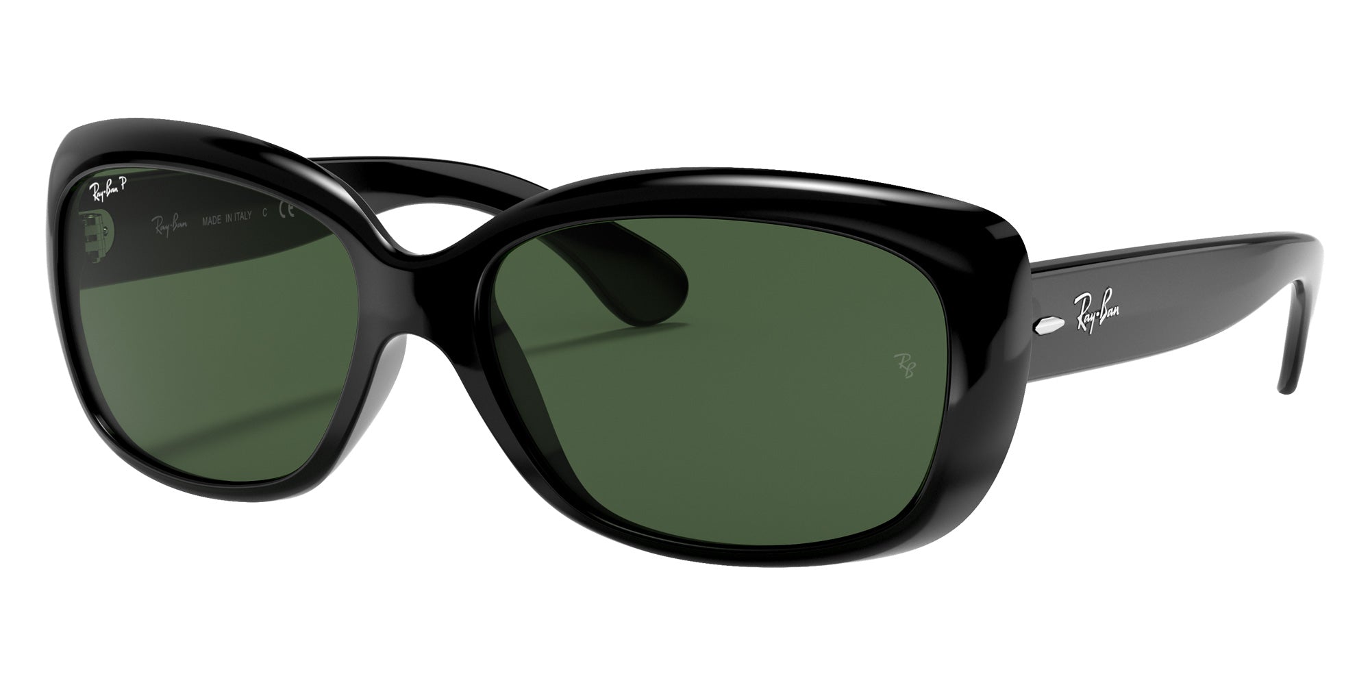 Ray-Ban RB4101 Jackie Ohh 601/58 58 - Black / G-15 Green Polarized #id:rb410160158_s:100105