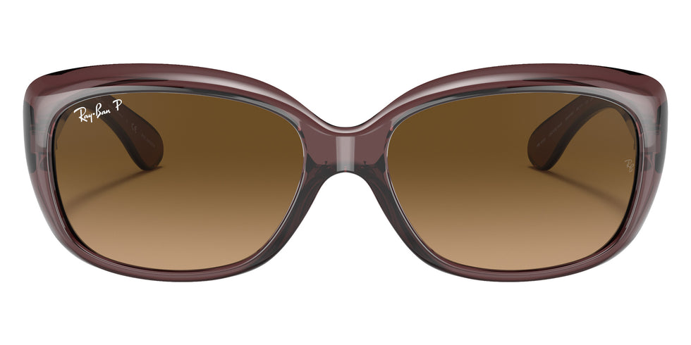Ray-Ban RB4101 Jackie Ohh Transparent 6593M2 58 - Transparent Dark Brown / Brown Gradient Polarized #id:rb41016593m2_s:100100