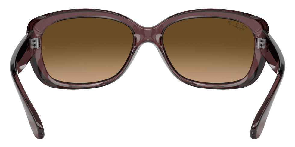 Ray-Ban RB4101 Jackie Ohh Transparent 6593M2 58 - Transparent Dark Brown / Brown Gradient Polarized #id:rb41016593m2_s:100115