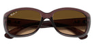 Ray-Ban RB4101 Jackie Ohh Transparent 6593M2 58 - Transparent Dark Brown / Brown Gradient Polarized #id:rb41016593m2_s:100125