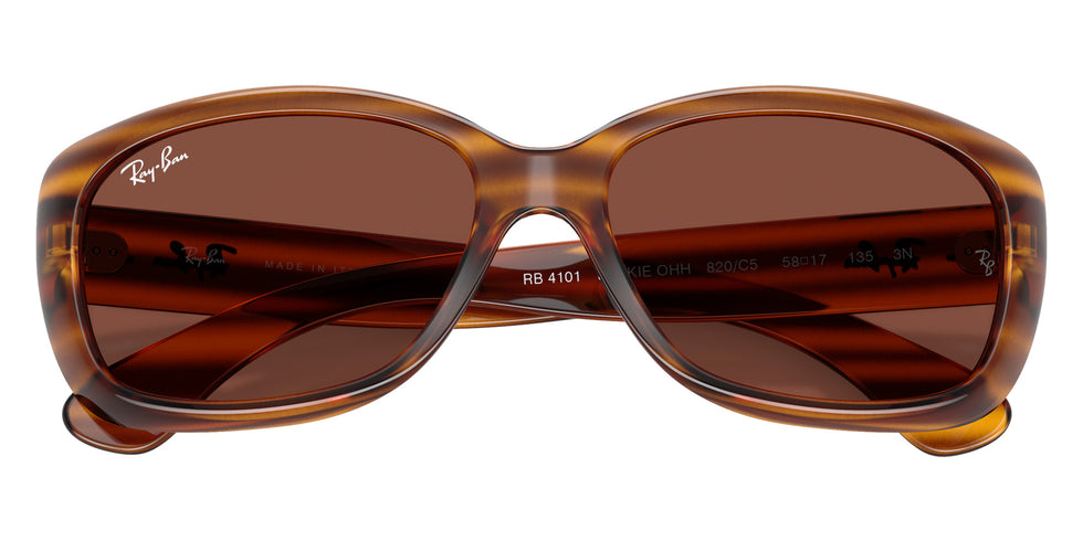 Ray-Ban RB4101 Jackie Ohh 820/C5 58 - Striped Red Havana #id:rb4101820c5_s:104125