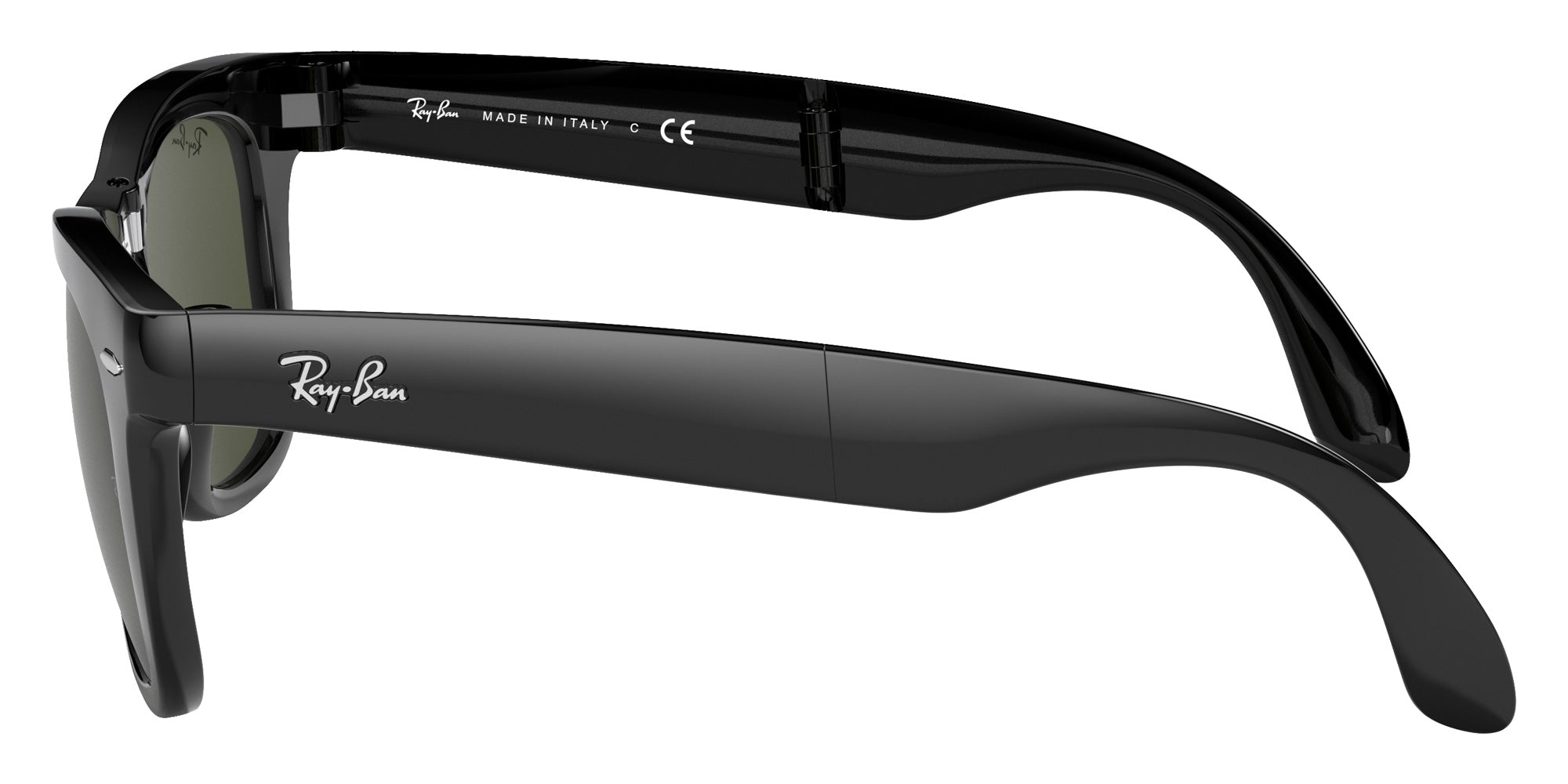 Ray-Ban RB4105 Wayfarer Folding Classic 601 50 - Black / G-15 Green #id:rb4105601_s:100110