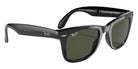 Ray-Ban RB4105 Wayfarer Folding Classic 601 50 - Black / G-15 Green #id:rb4105601_s:100120