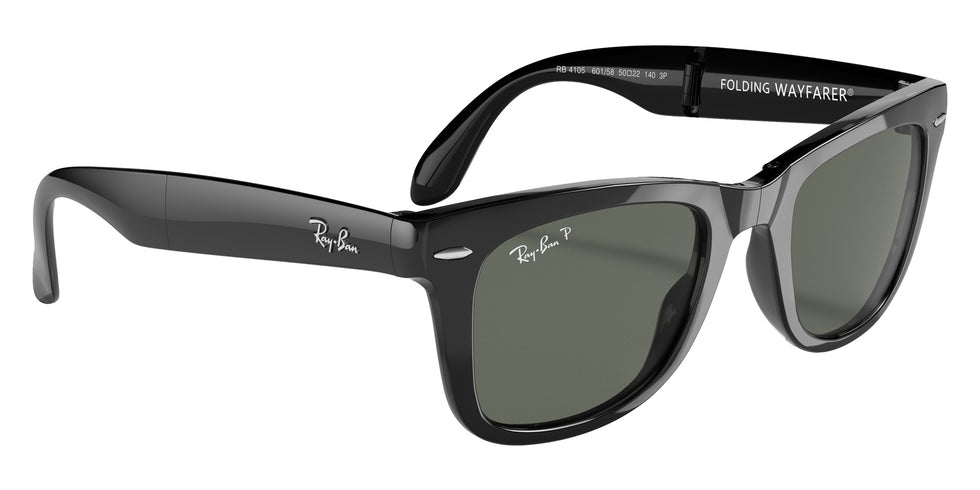 Ray-Ban RB4105 Wayfarer Folding Classic 601/58 50 - Black / G-15 Green Polarized #id:rb410560158_s:102120