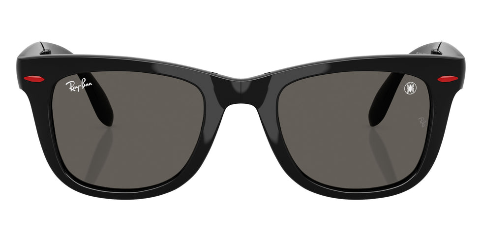 Ray-Ban RB4105 Ray-Ban MARVEL����- Spiderman Wayfarer Folding 6926B1 50 - Black / Dark Gray #id:rb41056926b1_s:100100