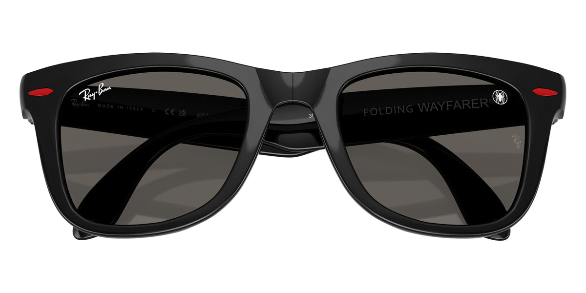 Ray-Ban RB4105 Ray-Ban MARVEL����- Spiderman Wayfarer Folding 6926B1 50 - Black / Dark Gray #id:rb41056926b1_s:100125