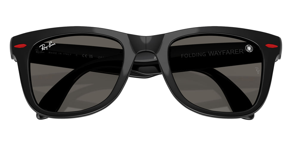 Ray-Ban RB4105 Ray-Ban MARVEL����- Spiderman Wayfarer Folding 6926B1 50 - Black / Dark Gray #id:rb41056926b1_s:100125