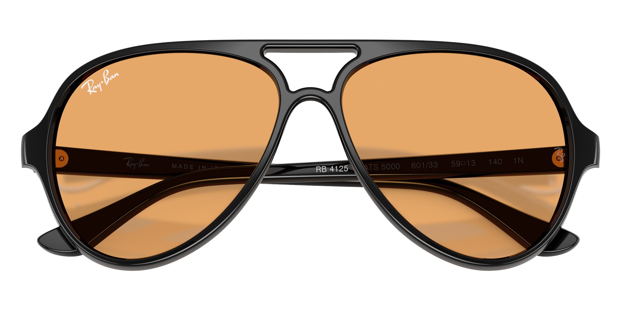 Ray-Ban RB4125 Cats 5000 Classic Summer Capsule 601/33 59 - Black #id:rb412560133_s:100125