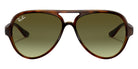 Ray-Ban RB4125 Cats 5000 Classic 710/A6 59 - Light Havana / Green Gradient #id:rb4125710a6_s:102100