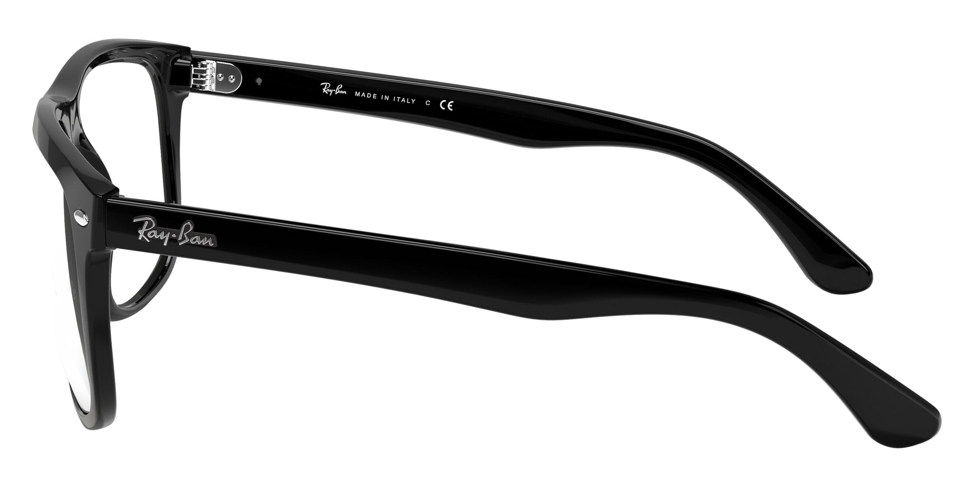 Ray-Ban RB4147 Boyfriend Clear 601/5X 60 - Black / Clear Mirrored #id:rb41476015x_s:100110