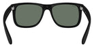 Ray-Ban RB4165 Justin Classic 622/Y4 55 - Rubber Black / Green Mirrored Silver Polarized #id:rb4165622y4_s:100115