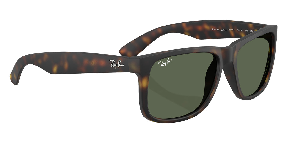 Ray-Ban RB4165 Justin Classic 865/71 51 - Rubber Havana / Dark Green #id:rb416586571_s:112120