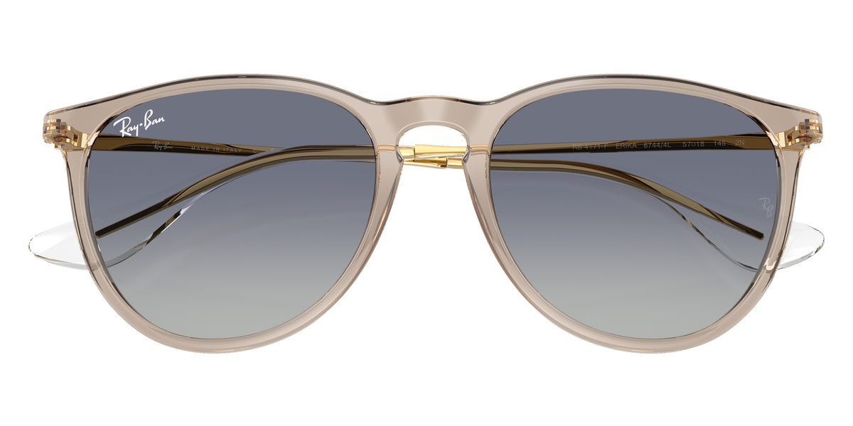 Ray-Ban RB4171F Erika Classic 67444L 54 - Transparent Light Brown / Light Gray Gradient Dark Blue #id:rb4171f67444l_s:102125