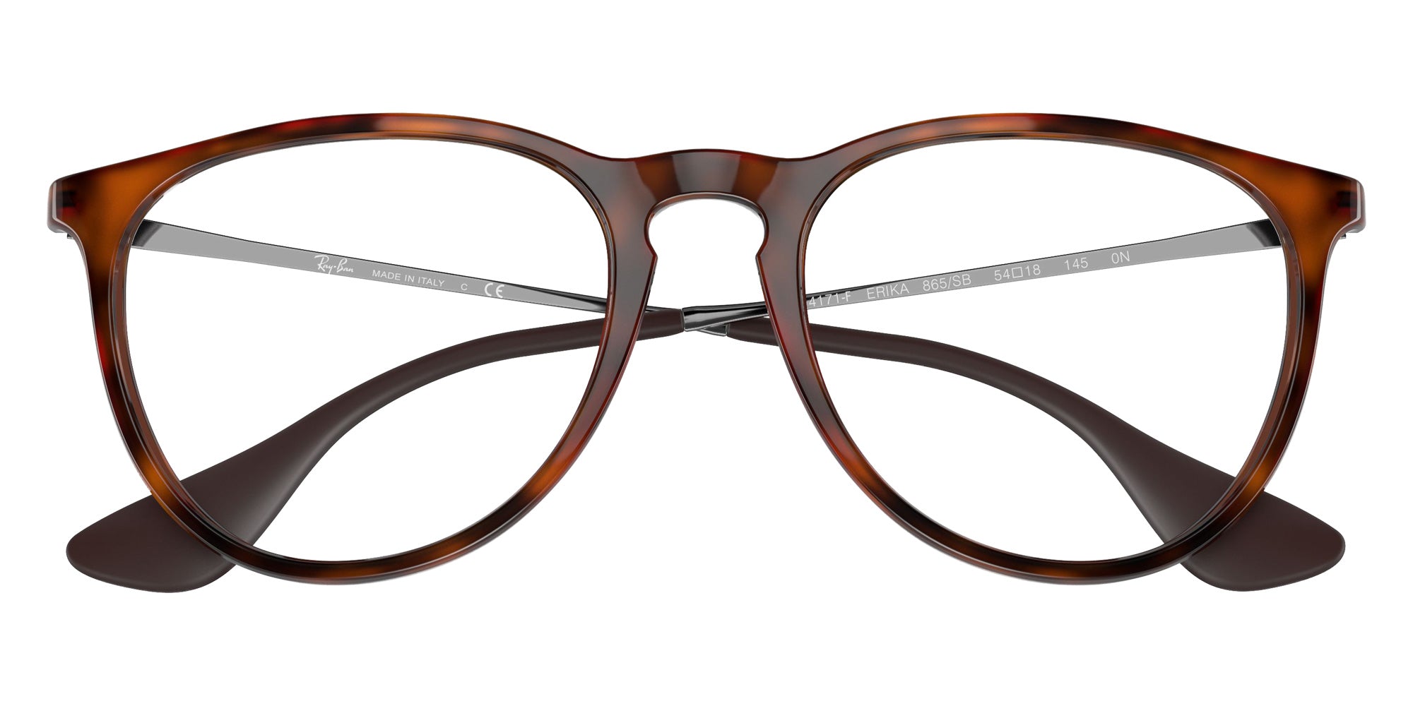 Ray-Ban RB4171F Erika Blue-Violet Light Clear 865/SB 54 - Havana / Clear Mirrored #id:rb4171f865sb_s:100125