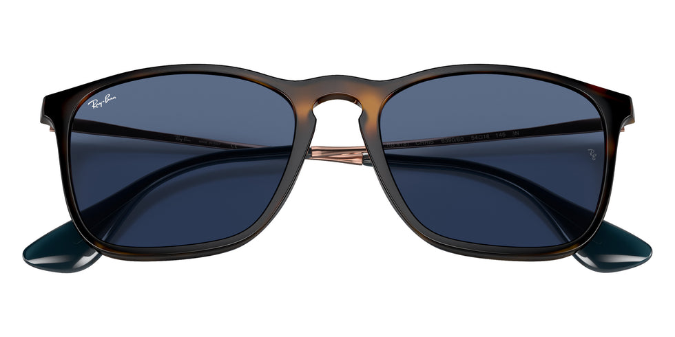 Ray-Ban RB4187 Chris 639080 54 - Havana / Blue #id:rb4187639080_s:100125