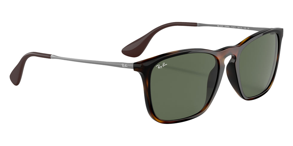 Ray-Ban RB4187 Chris 710/71 54 - Light Havana / Dark Green #id:rb418771071_s:102120