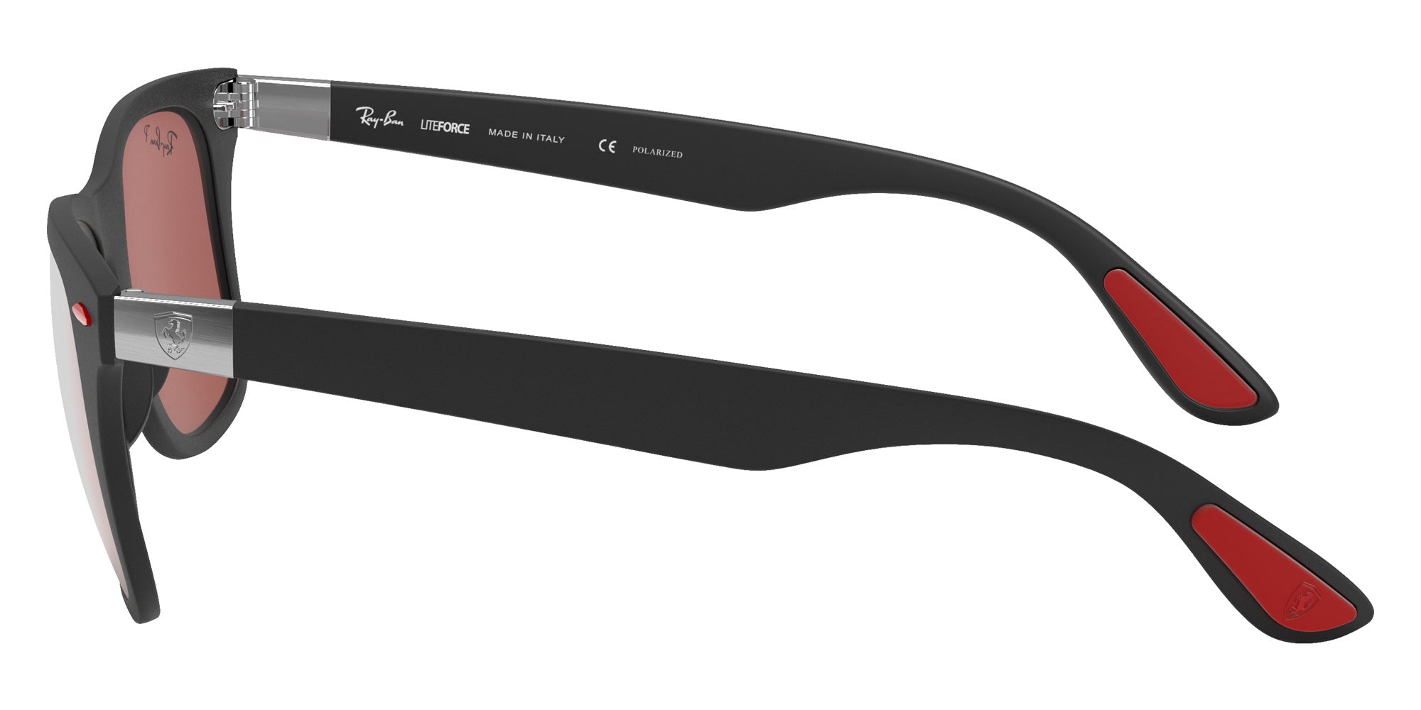 Ray-Ban RB4195M Scuderia Ferrari F602H2 52 - Black / Purple Mirrored Silver Polarized #id:rb4195mf602h2_s:102110