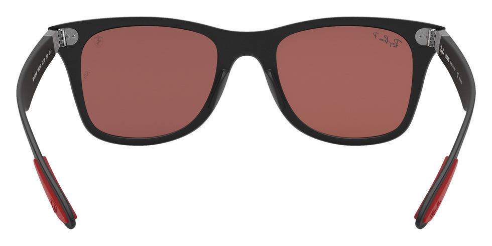 Ray-Ban RB4195M Scuderia Ferrari F602H2 52 - Black / Purple Mirrored Silver Polarized #id:rb4195mf602h2_s:102115