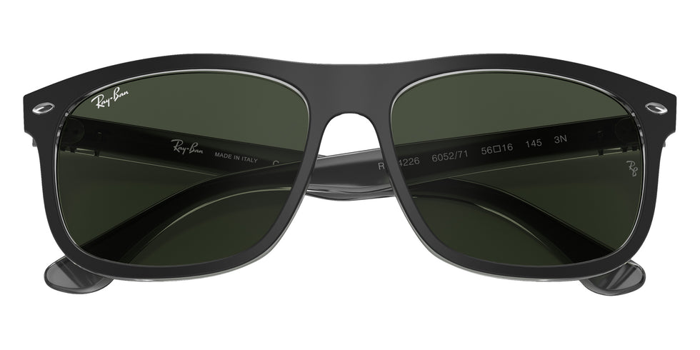 Ray-Ban RB4226 605271 56 - Black on Transparent / Green #id:rb4226605271_s:100125