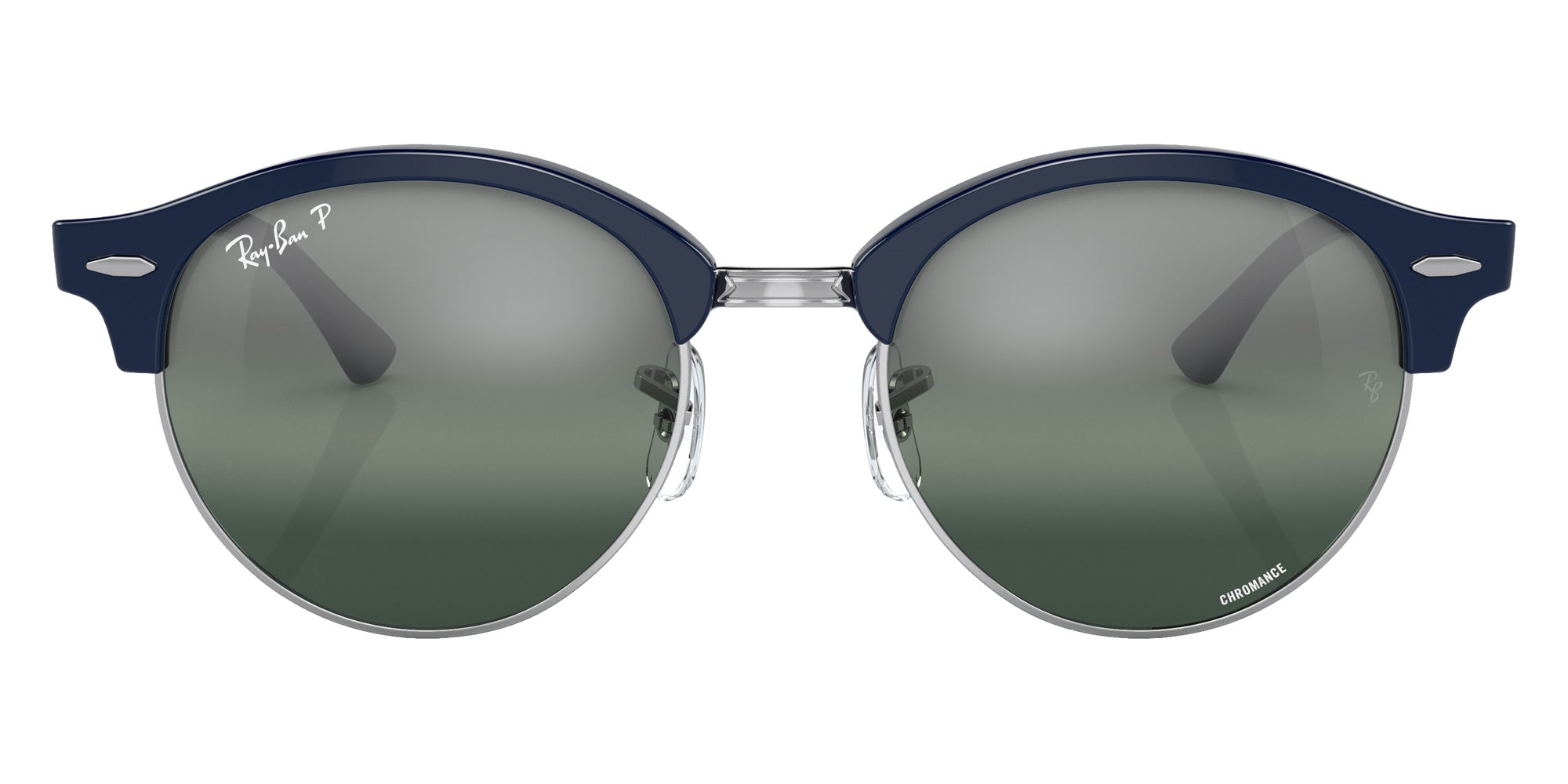 Ray-Ban RB4246 Clubround 1366G6 51 - Blue on Silver #id:rb42461366g6_s:100100