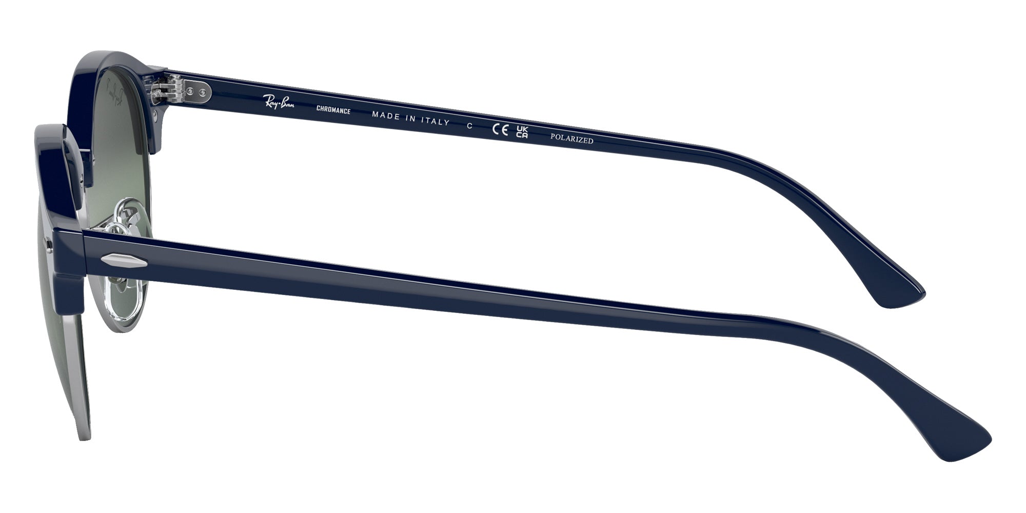 Ray-Ban RB4246 Clubround 1366G6 51 - Blue on Silver #id:rb42461366g6_s:100110