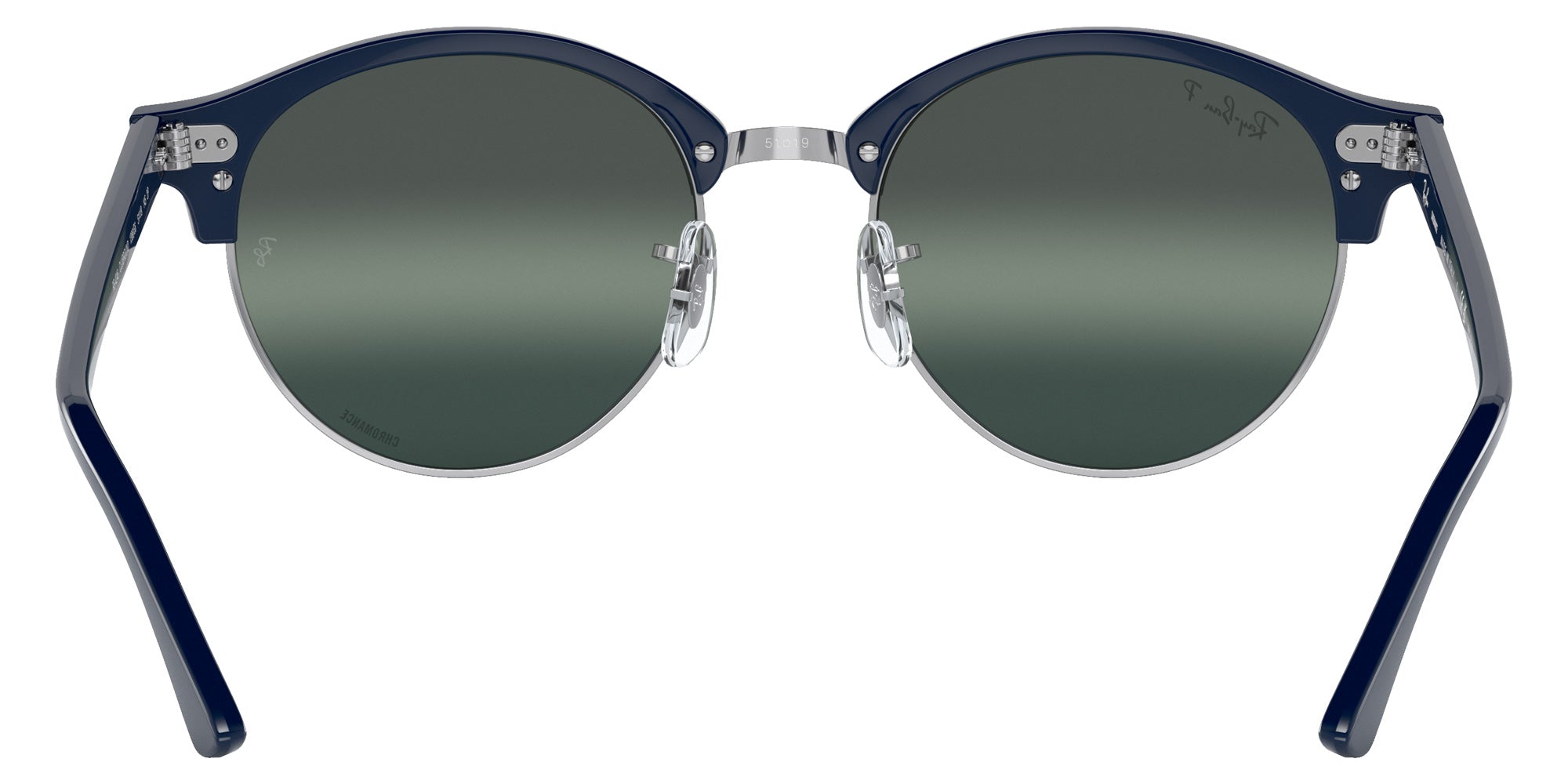 Ray-Ban RB4246 Clubround 1366G6 51 - Blue on Silver #id:rb42461366g6_s:100115