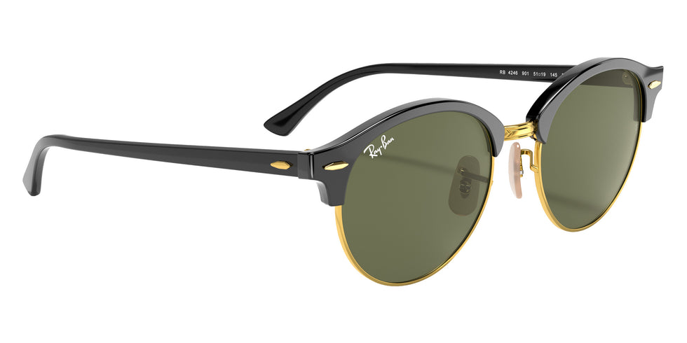 Ray-Ban RB4246 Clubround Classic 901 51 - Black / G-15 Green #id:rb4246901_s:100120